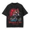 Klassiek Actiespel Bayonetta Grafische Print T-shirt Mannen Vrouwen Retro Gewassen Katoen Casual Oversized Top Gothic YK Zomer Nieuw T-shirt