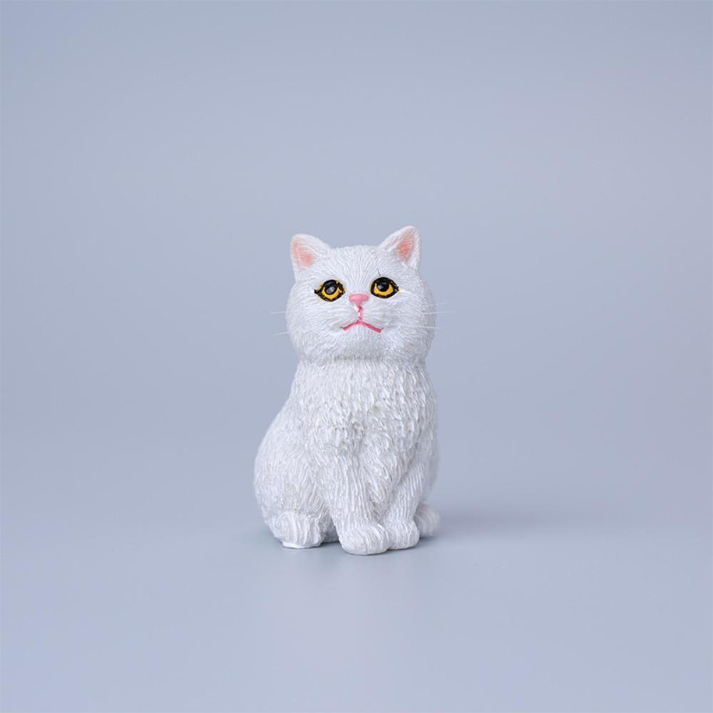 Simulation Cat Ornament Sitting Cat Decoration Creative Cat Pet Model Desktop