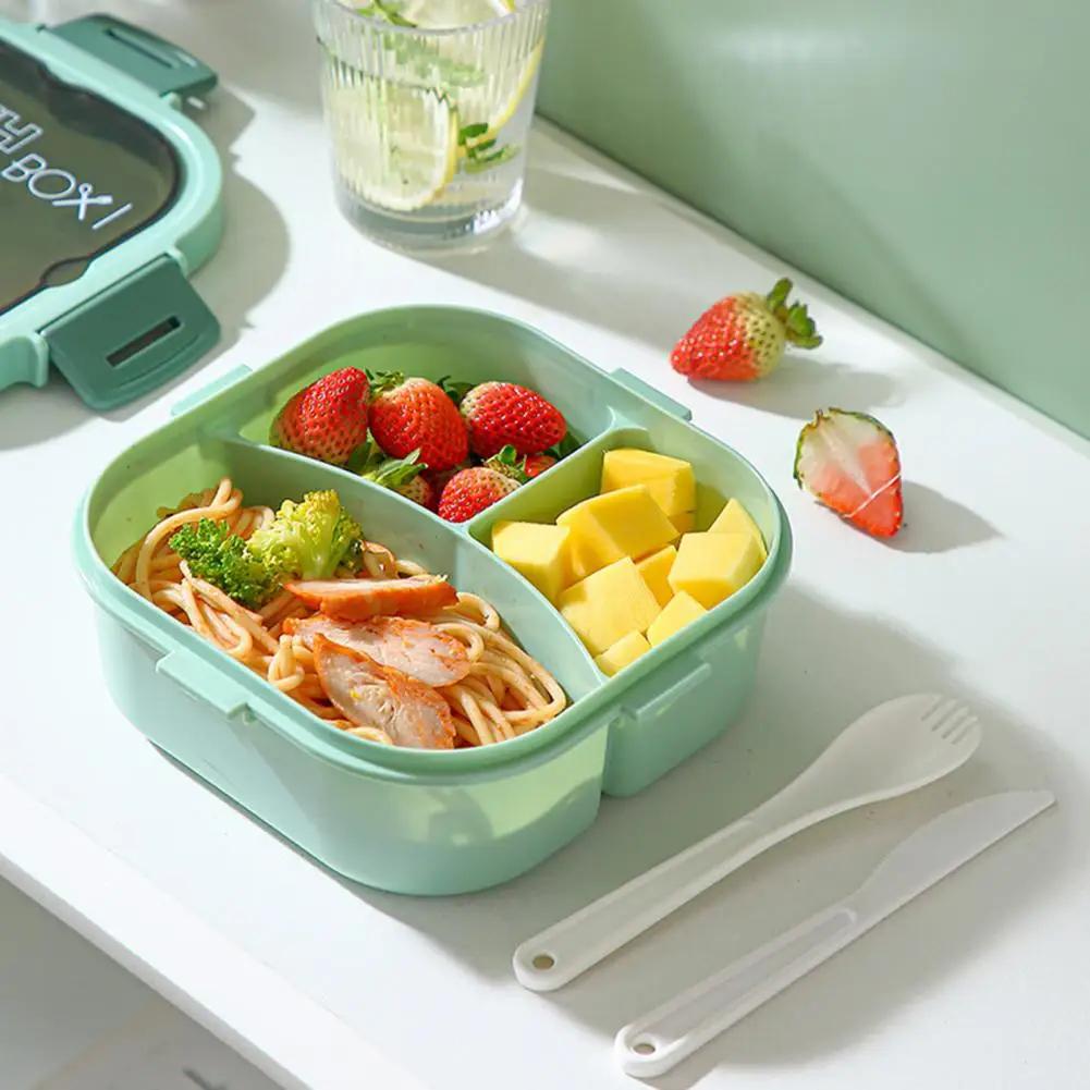Food Grade Lunch Box Lock Design Student Bento Box High Capacity Heat Resistant Kids Food Container  Store Lunch