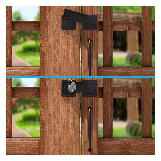 Metal Flip Door Latch with Rust Weather Resistance Easy Installation Heavy Duty Gate Latch
