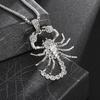 Hip-Hop Crystal Pistol Pendant, Personalized Men and Women Punk Cool Rock Rap Trend Necklace Trend Jewelry Gift