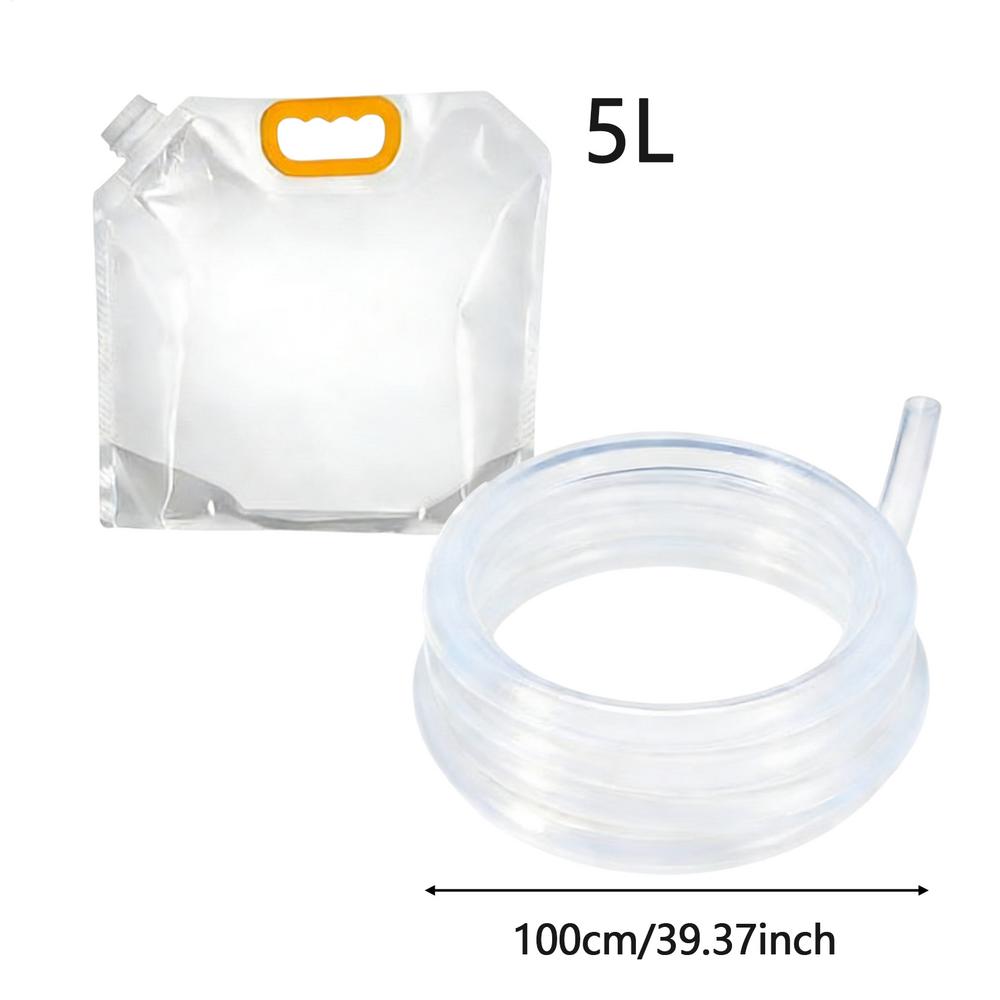 Maple Syrup Tapping Kit 5L L-Shaped Portable Collection Maple Syrup Bags for Harvesting Outdoor Forest Mountain Hiking Camping