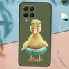 Cute Cartoon Duck Case For Samsung Galaxy M54 M14 M34 M13 M53 M56 M52 M32 M16 M11 M21 M31 M35 M12 M15 M36 M55