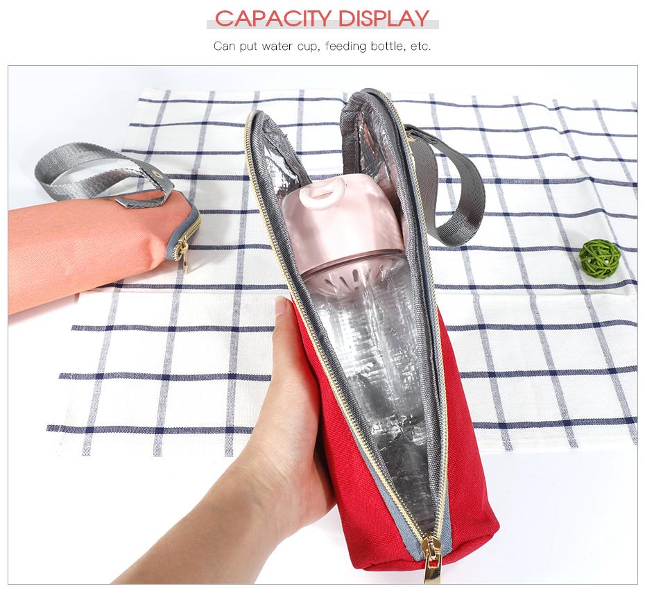 Thermal Portable Baby Feeding Bottle Warmers Insulation Tote Stroller Hang Bags