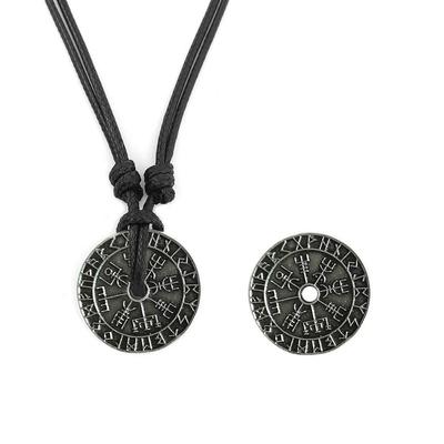 Viking Rune Necklace Hollow Out Pendant Norse Pagan Jewelry Viking Amulet Viking Style Accessories