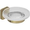 Vela S Gold Soap Dish 25985N0 for the Bathroom