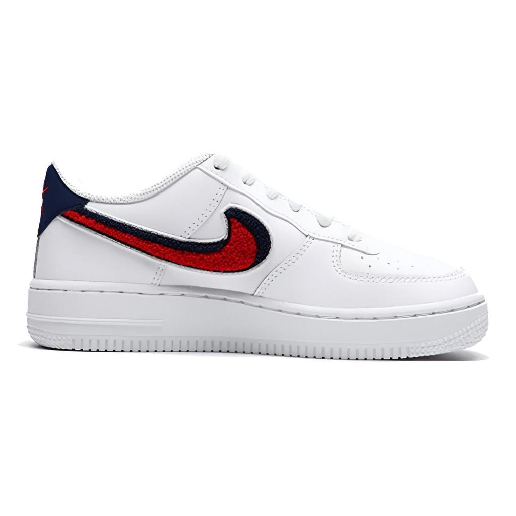 Nike Air Force 1 Low 3D Chenille Swoosh USA GS AO3620-101