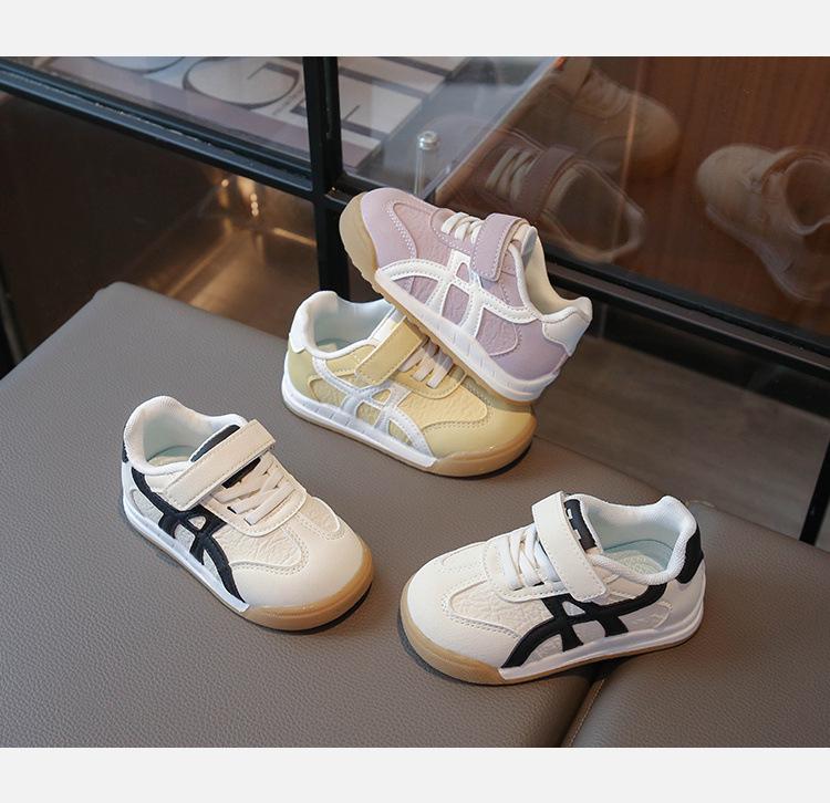 2025 Autumn/Winter Velvet Kids' Sports Shoes - Forrest Gump Style for Girls (1-6 Years)