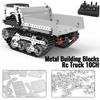 Mattoncini Metallici Assemblaggio Camion Rc 10ch Cingolato Ribaltabile Camion Radiocomandati Viti Dadi Modello Metallico 3d Per Ragazzi