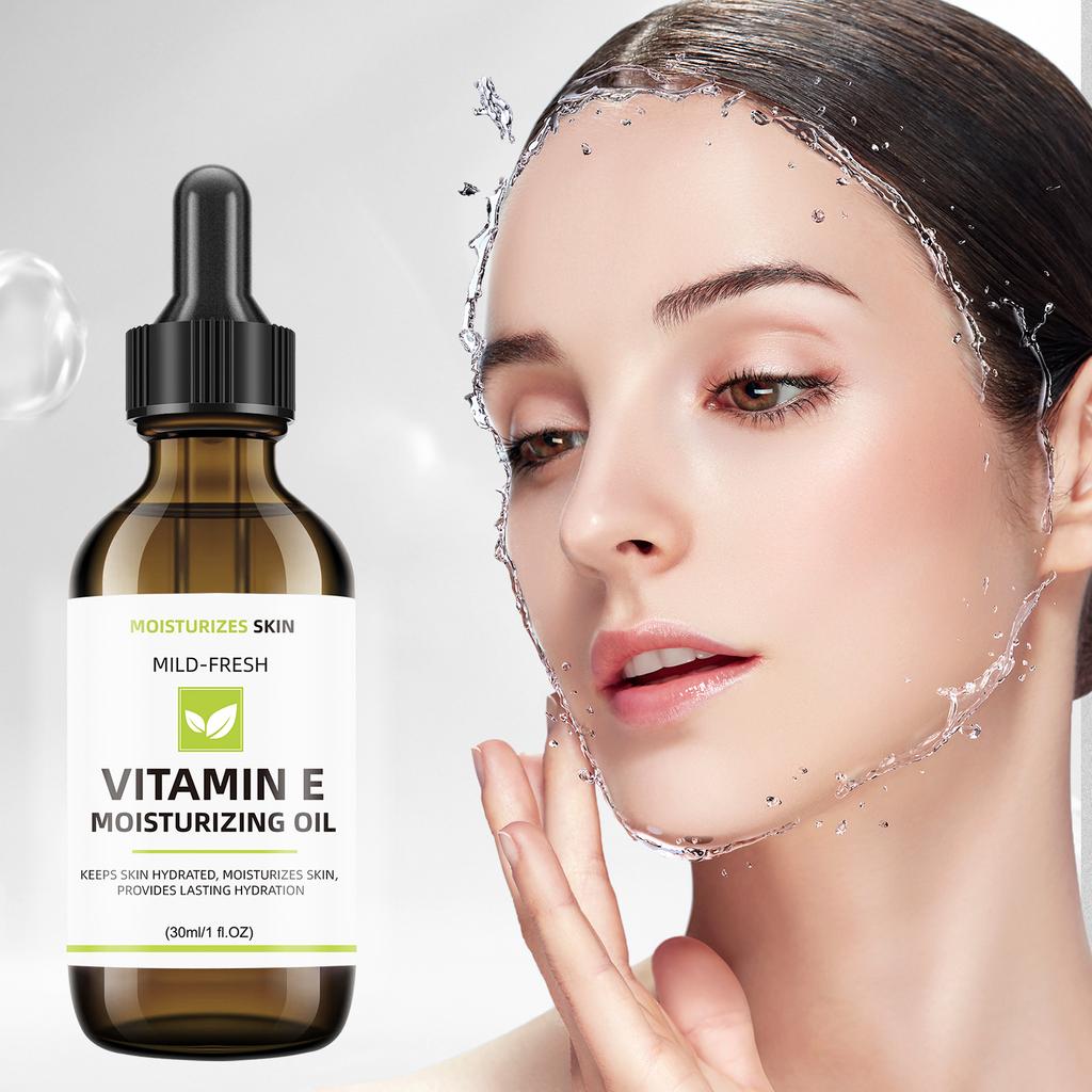 Vitamin E Facial Oil 30ml – Hydrating & Nourishing Skincare Serum with Dropper