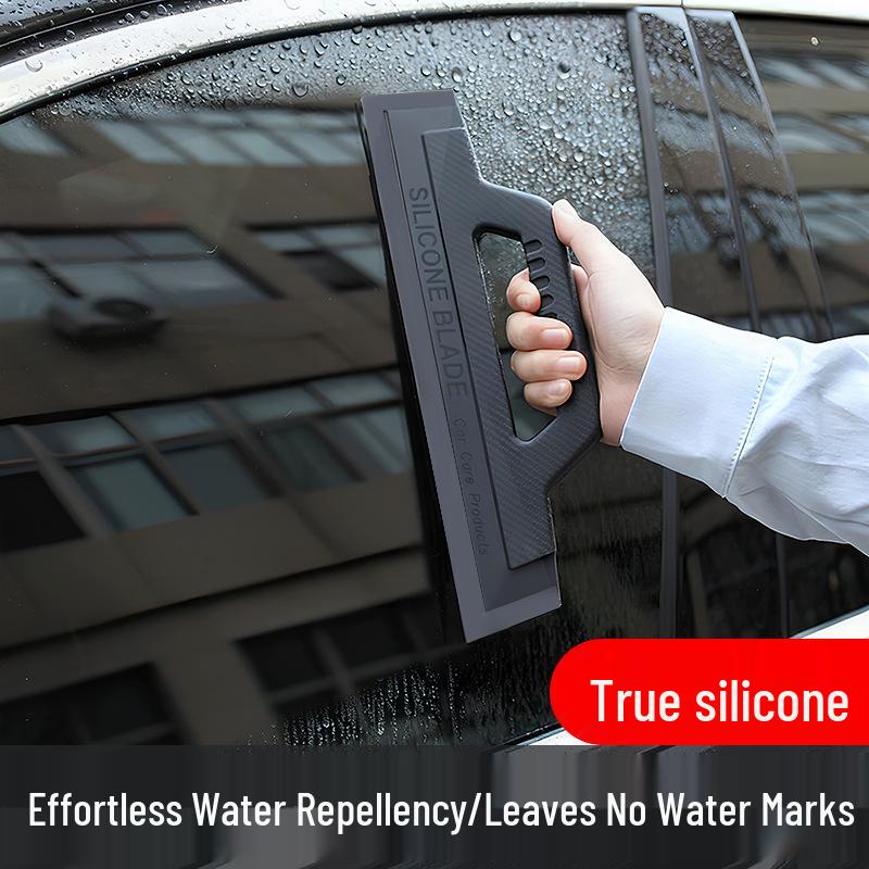Silicone Car Window Squeegee - Safe for Paint, Effective Car Wash Tool