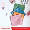 Portable Solid Color PU Waterproof Makeup Bag