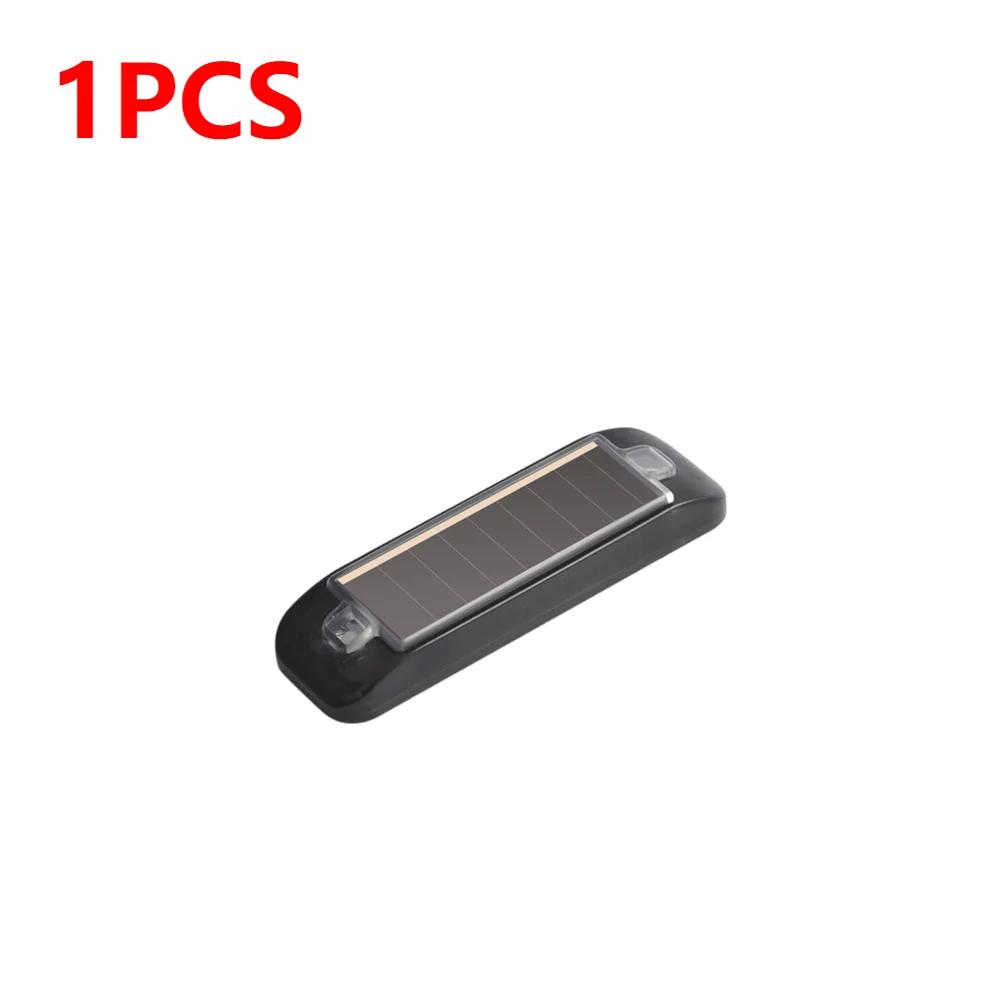 1-3PCS Solar Power Warning Light for Car Motorcycles LED Flashlight Indicator In-Night Caution Strobe Warning Light Running Lamp
