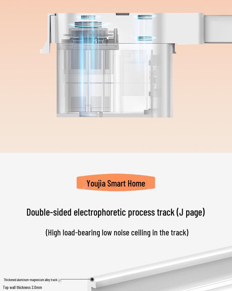 Tuya ZigBee Smart Silent Electric Curtain Motor for Automatic Control