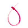 DIY Jewelry Key Chain Self-Locking Lanyard Strap Candy-Colored Little Flower Silicone Rope 25cm Dress Tags Rope