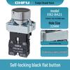 XB2 Emergency Stop Self-Locking Metal Push-Button Switch with Mushroom Head