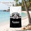Sport Club Corinthians Paulista Custom Name Printed Beach Towel Personalized Soft Towel For Swimming Beach Travel