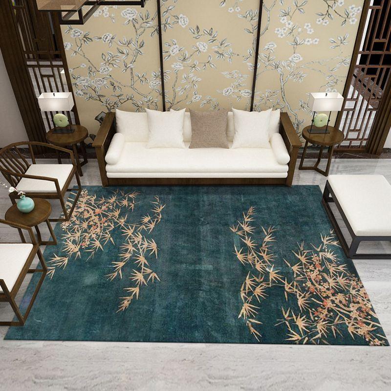 New Chinese Carpet Living Room Chinese Style Household Anti-Skid Bedroom Bedside Study Floor Mat Tea Table Blanket