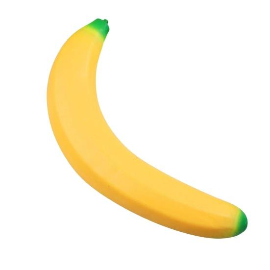 

Banana Slow-Rising Squeeze Toy Soft PU Fidget for Stress Relief Cute Fruit-Shaped Decompression Gadget for Kids Adults 1pc