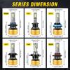 9005 9006 Led Long Life Version 260W Headlight Bulbs 6500K Canbus Car 56000LM HB3 HB4 Led Headlamps High Brightness