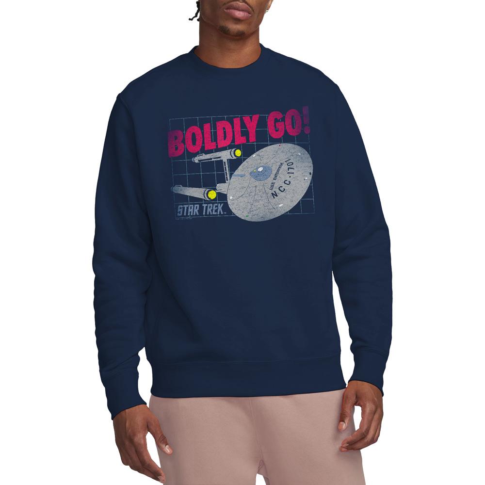 Star Trek Unisex Adult Boldly Go Sweatshirt