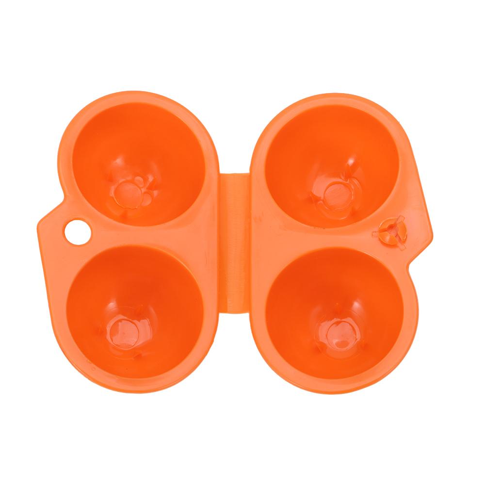 2/4 Grids Outdoor Containers Holder Egg Tray Portable Organizer Case Egg Storage Box