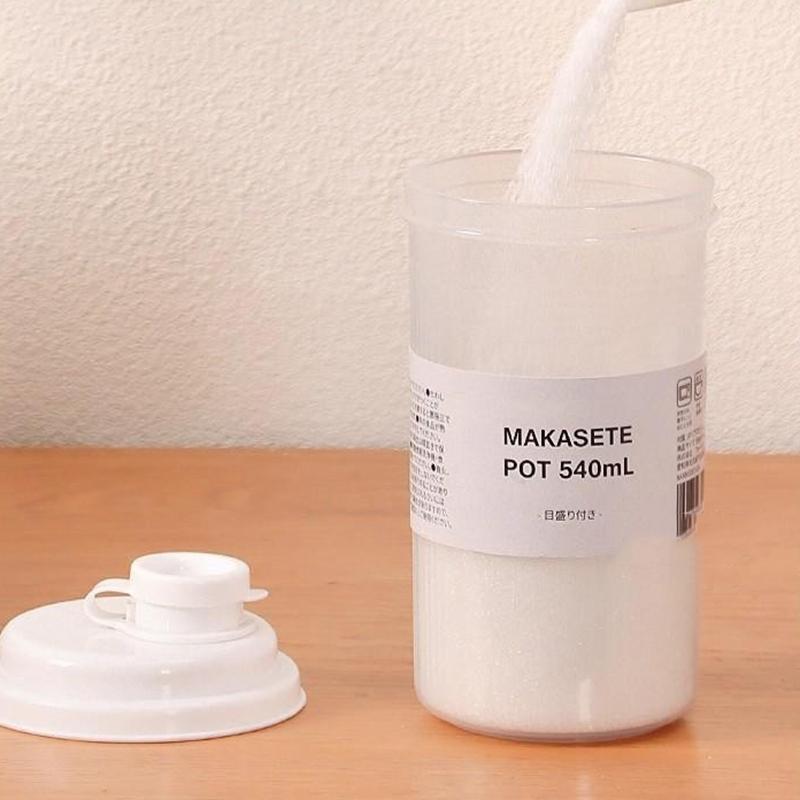 Storage Bottle White Granulated Sugar Sealed Storage Tank Kitchen Packaging Starch Special Storage Moisture-Proof Container