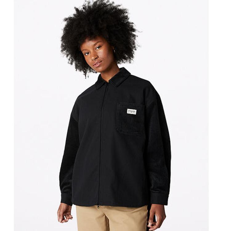 Converse Jackets Women's Ink Black Lapel Moderate Other 10023050-A03