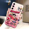 The P-Powerpuff Girls Phone Case For Samsung Galaxy S24 S23 S22 S21 S20 FE S25 LITE PLUS ULTRA 5G Silicone Case Funda Shell
