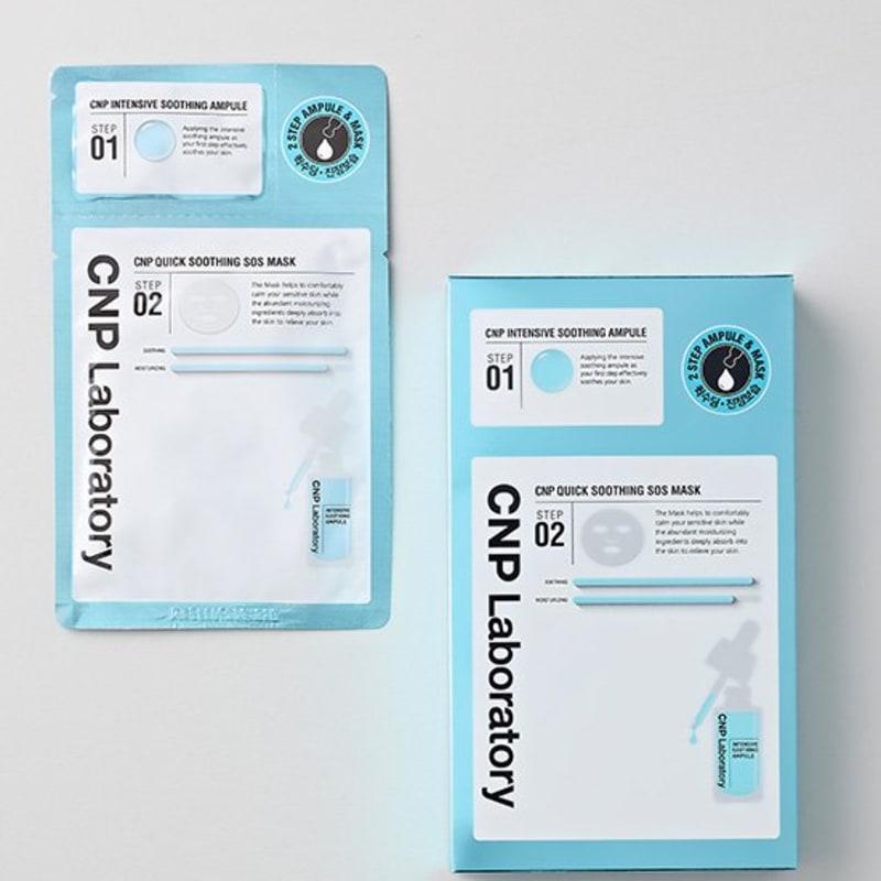 [CNP Cha & Park] Quick Soothing S.O.S 2-STEP Mask 5 Pack