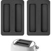 2Pcs Silicone Toaster Cover, 2 Slice Toaster Dust Covers Bread Machines Dustproof Lid Bread Maker Appliance Accessories for Breads Sandwich