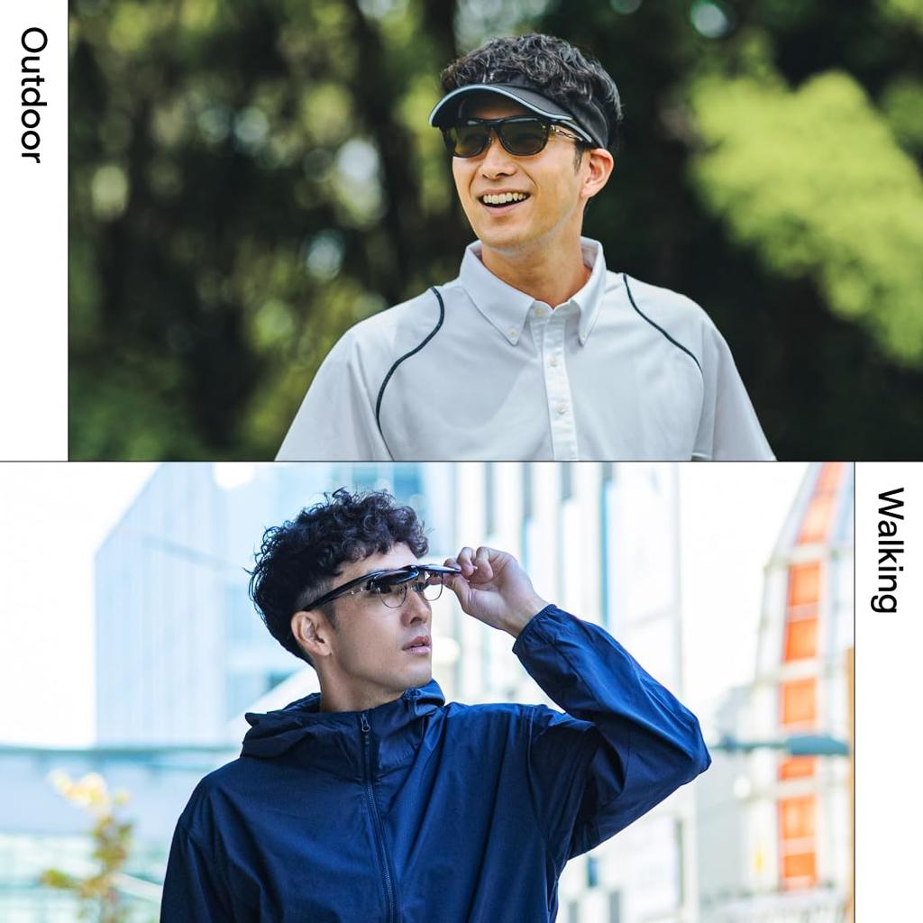 Men's Over-the-Glasses Sunglasses [Flip-Up Style, Wears Over Glasses, Polarized Lenses, UV400] Suitable for Driving, Golf, Fishing, Hiking, and