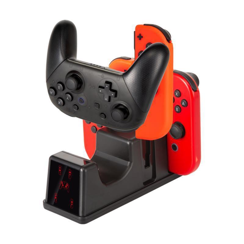 Multi-handle Charging Dock Controller Charging Dock Fast Charging Station Stand for Switch Controllers