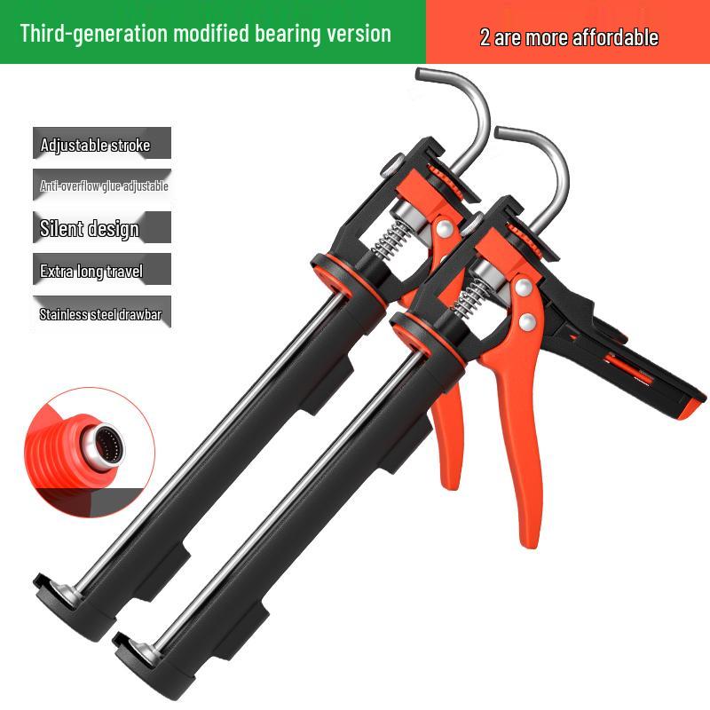Automatic Glass Sealant Gun with Labor-Saving Pressing & Glue Cutting Features