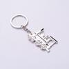 Locomotive Creative Keyring Automotive Silver Fob Punk Key Chains Train Steam Holder