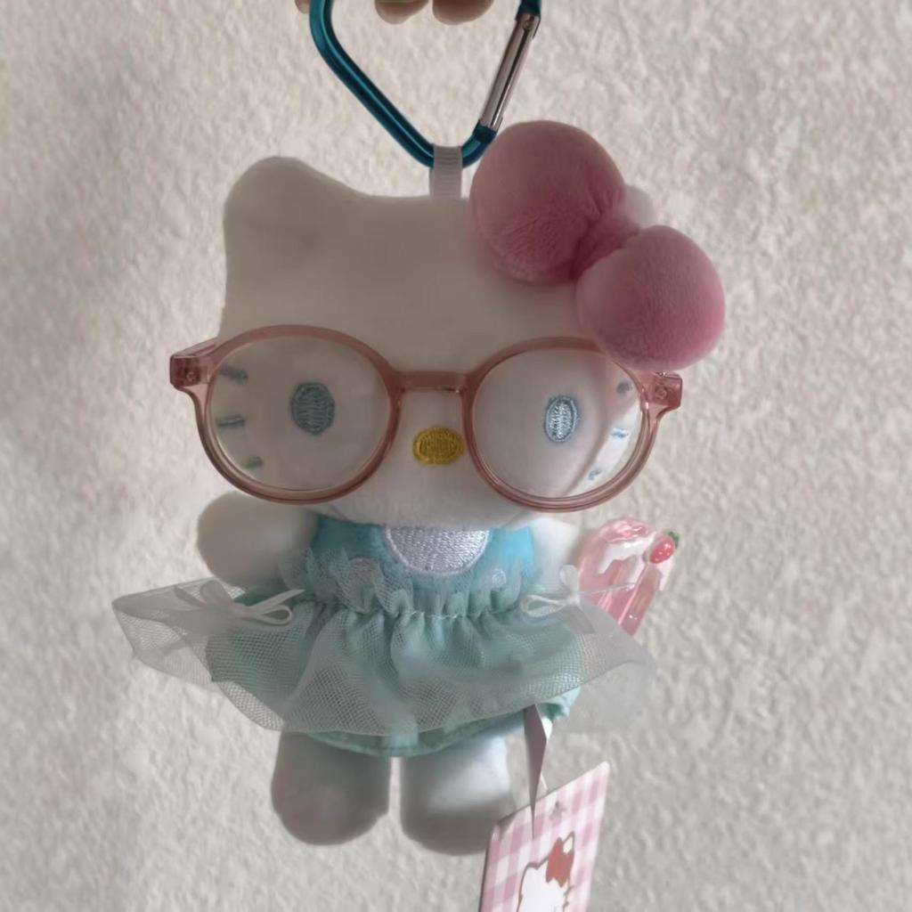Sanrio Hello Kitty Plush Keychain Charm Strap for Car Decoration