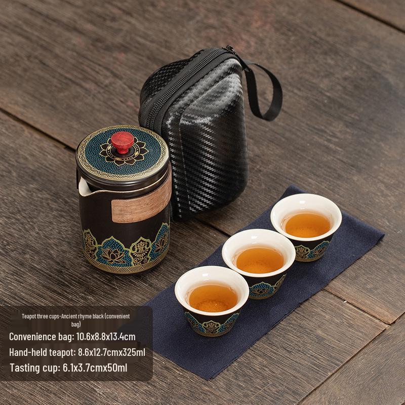 Engraved Retro Tea Set: Perfect Business Opening or March 8th Gift