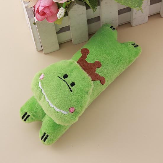 Pet Toy Realistic Animal Shape Bite-Resistant Plush Chew Toy with Catnip Relieves Boredom Simulation Modeling Teeth Cleaning