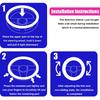 Elastic Stretch Steering Wheel Cover, Anti-Slip 15 Inch Microfiber Odorless Breathable Ice Silk Car Steering Wheel Protector, Easy Carry, Warm In