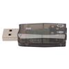 USB Zvuková karta Stereo Virtuální 5.1 kanálový Externí Zvukový Adaptér s 3,5mm Sluchátkovým Mikrofonním konektorem