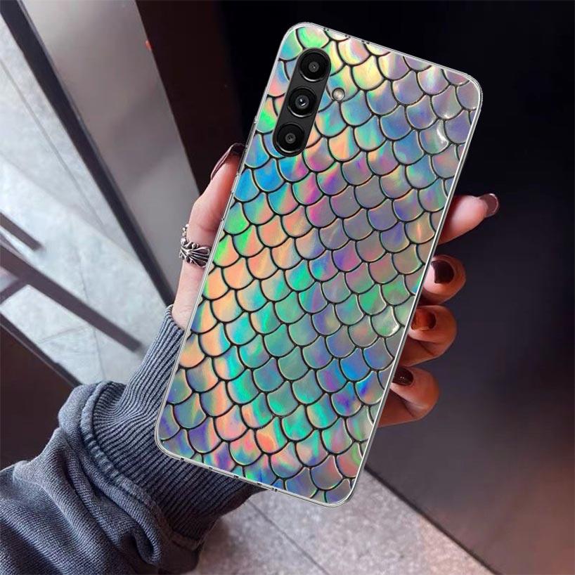 

Fish Scale Pattern Mermaid Phone Case For Samsung Galaxy A17 A16 A15 A14 A13 A57 A56 A55 A54 A53 A37 A36 A35 A34 A33 A26 A25 A24 Samsung A34