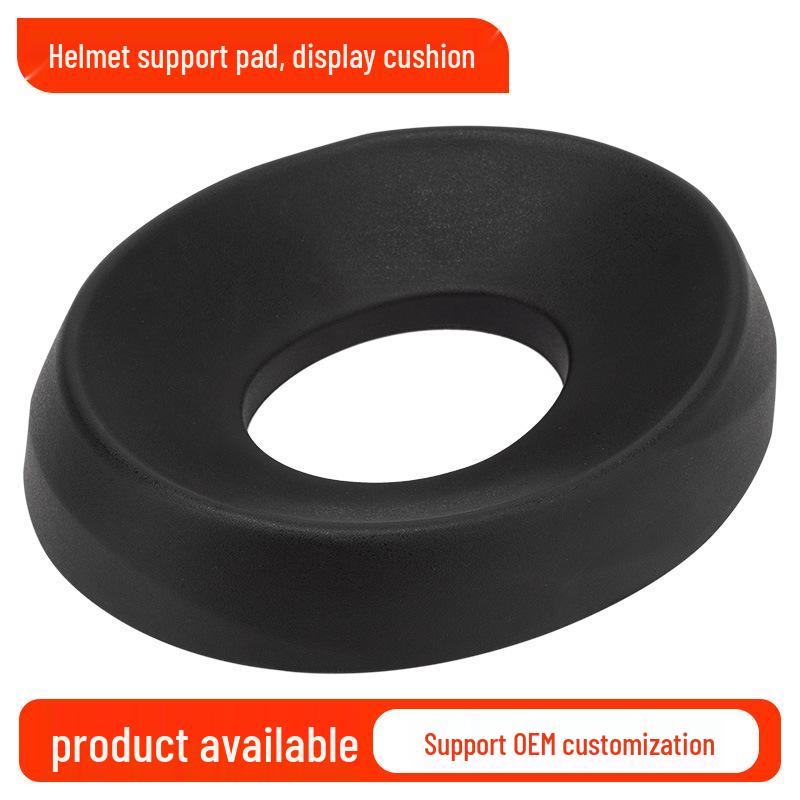 Black Non-Slip Multifunctional Helmet Cushion for Full & Half Face Helmets, Model HP02
