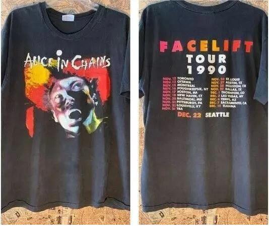 Alice In Chains Facelift 1990 Tour TShirt Unisex T-Shirt S