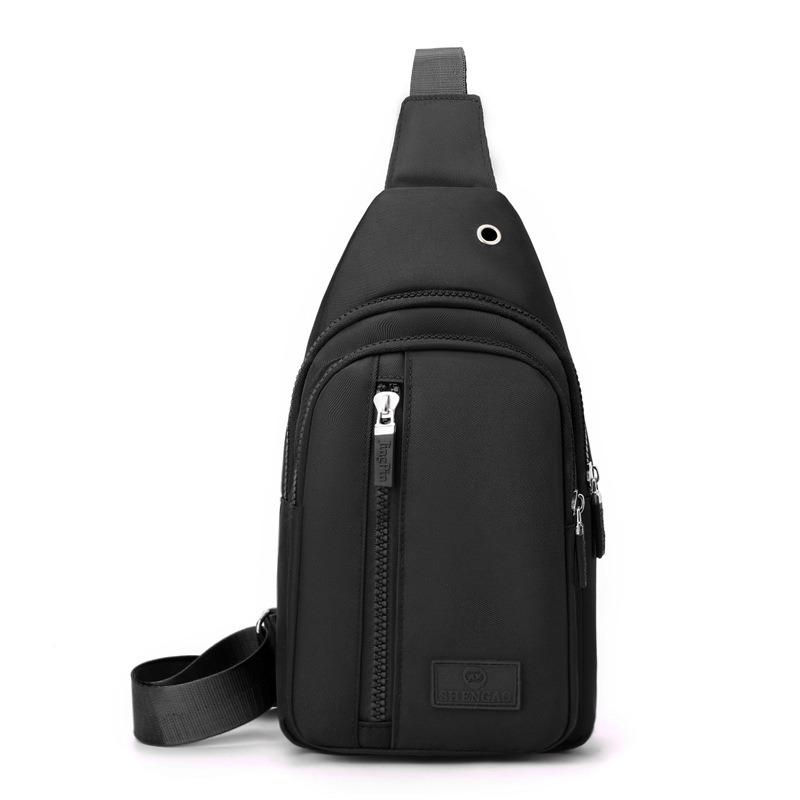 

Minimalist Travel Fashion Chest Bag Women Oxford Fabric Waterproof Outing Crossbody Bag Lightweight Large Capacity Front Bag