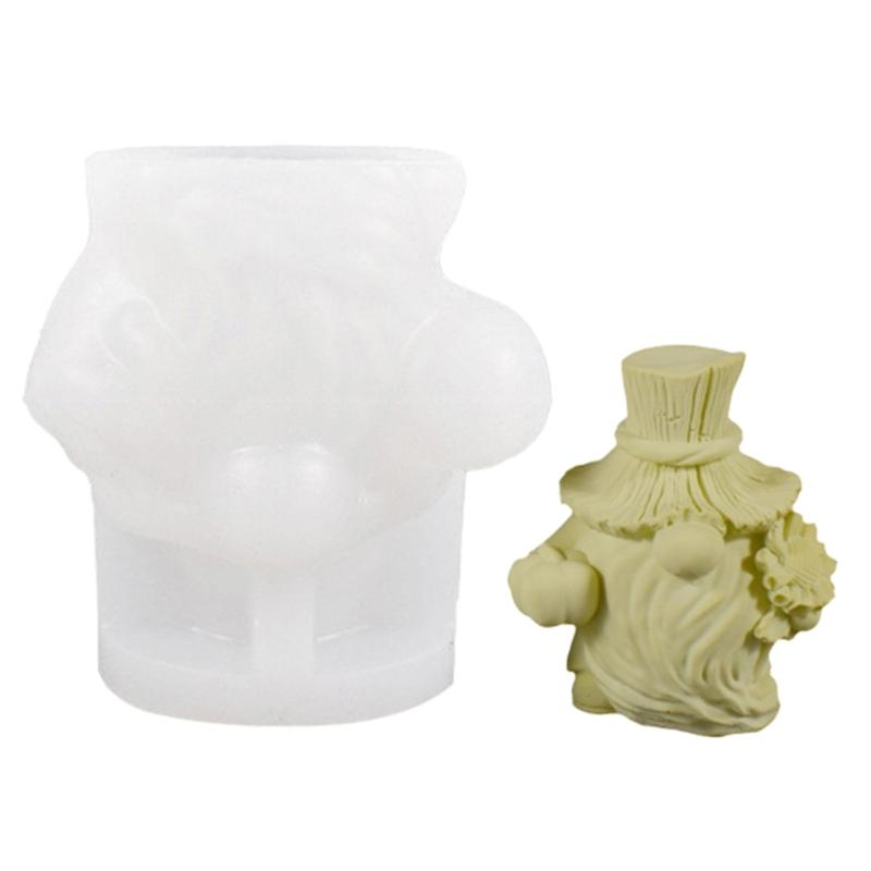 Multifuntional Dwarf Silicone Mold Resin Crafting Mold Handmade Supplies for Crafting Candle and Decorative Creation