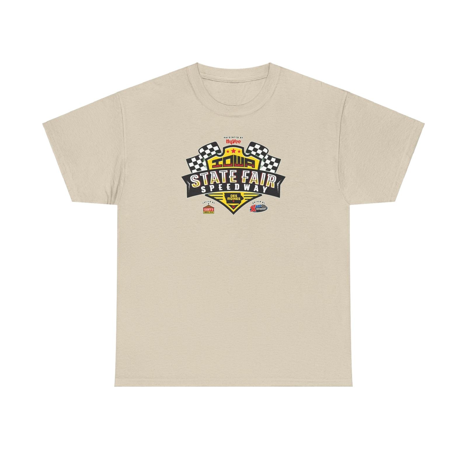 

Iowa State Fair Speedway Unisex Heavy Cotton T-Shirt Mens Womens Tees Top Tee XL