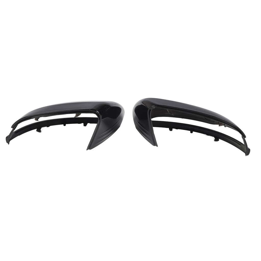2Pcs Car Rearview Mirror Cap Left Right Side Wing Mirror Cover Replacement for Benz C‑Class W205 2014 To 2025 LHD