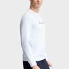 Fila Fitness Series Letter Round Neck Pullover Sweatshirt Men Sweatshirt White A11M331204F-WT