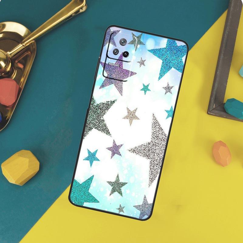 STARS HEARTS BLING GLITTER Case For Xiaomi 17 Pro Max 15 14 Ultra 13T 14T 15T POCO X7 Pro X5 X6 F5 F6 F7 F8 Ultra Cover