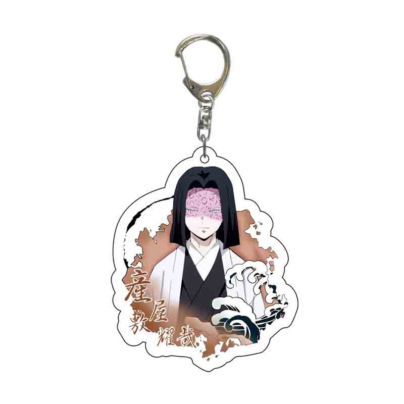 Anime Keychains Keychain Demon Slayer Kimetsu No Yaiba Acrylic Key Ring Cute Funny Cartoon for Friends